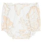 Baby Girls White & Beige Geo Map Gift Set, 1, hi-res