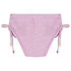 بكينى للبنات كروشيه بشكل متعرج باللون البنفسجى و الاسود والعاجى , 1, hi-res