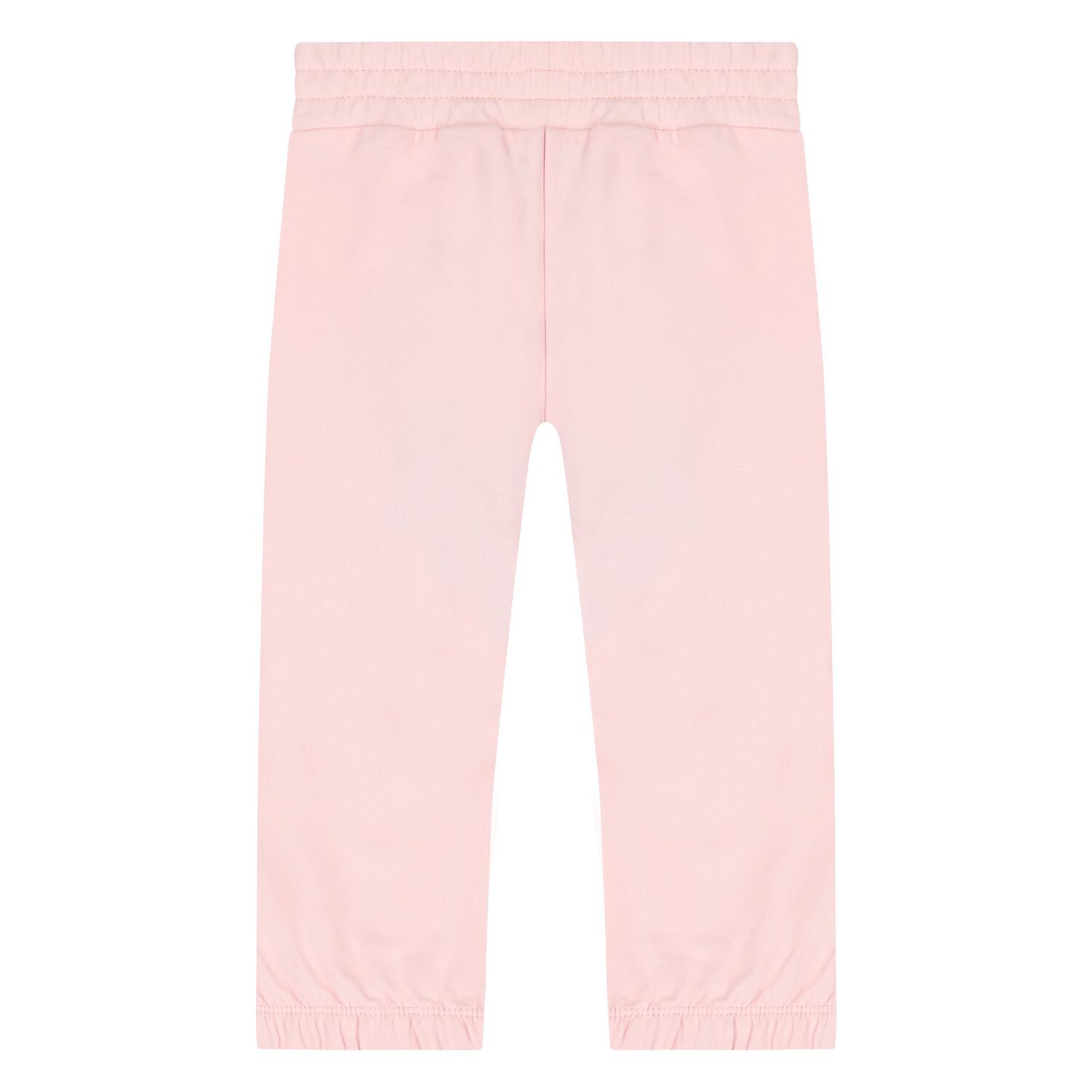 Younger Girls Pink Heart Joggers, 1, hi-res