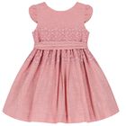 Girls Pink Lace Dress, 2, hi-res