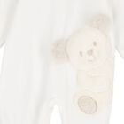 Ivory Teddy Bear Babygrow Gift Set, 1, hi-res