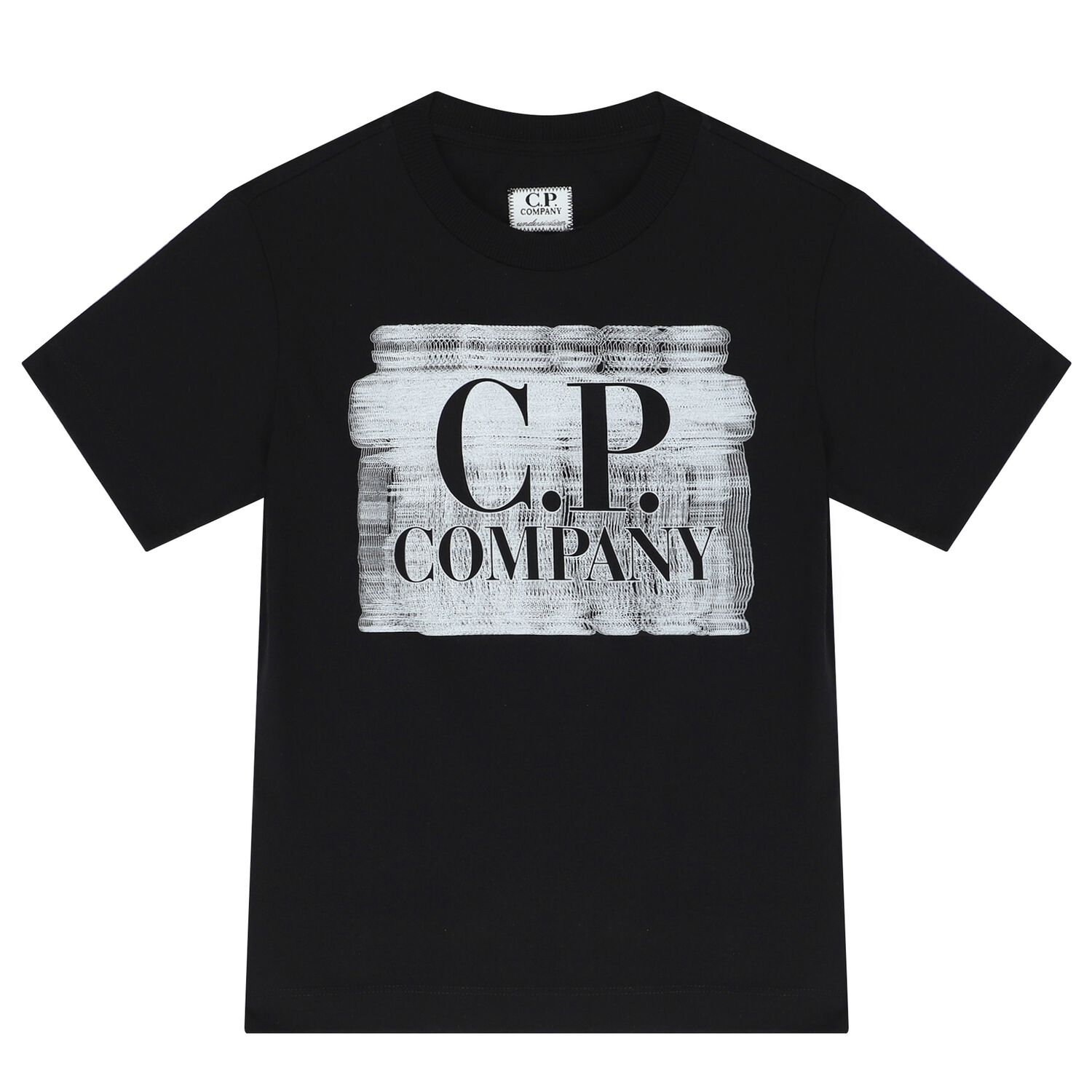 تيشيرت أولاد بالشعار باللون الأسود, 1, hi-res image number null