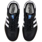 Black Logo Samba Trainers, 1, hi-res