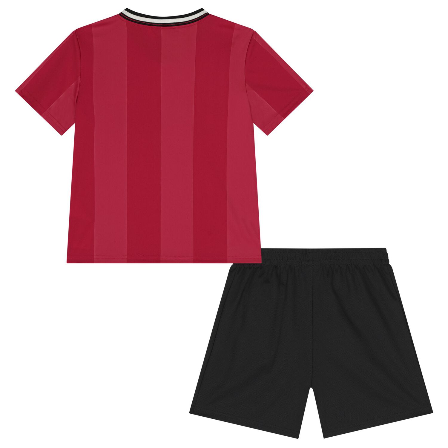 Boys Red & Black Jordan Logo Shorts Set, 1, hi-res