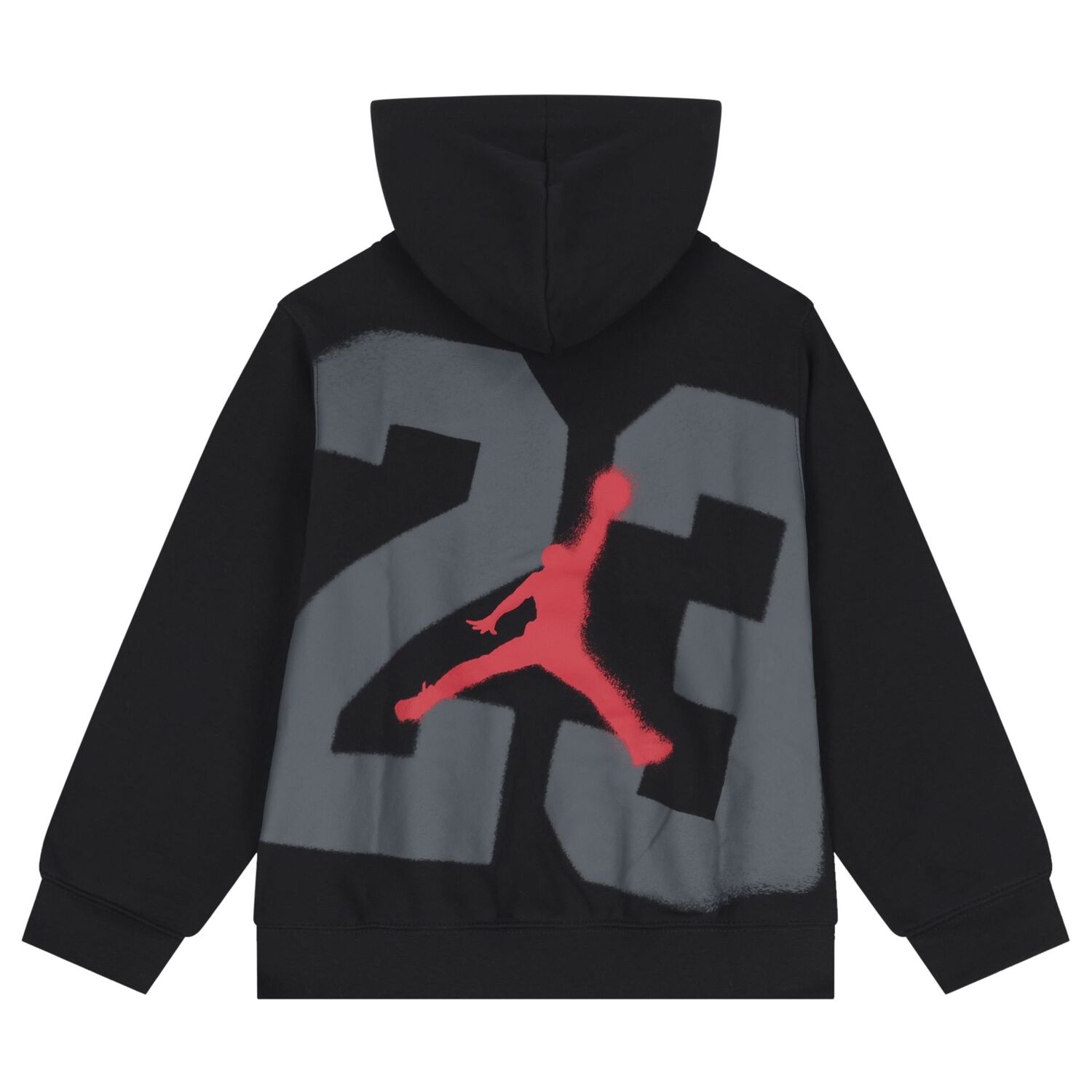 Boys Black Jordan Hooded Top, 1, hi-res