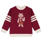 Boys Burgundy Tiger Sweatshirt, 1, hi-res