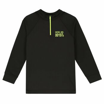 Boys Black Logo Sweatshirt