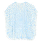 Girls White & Blue Kaftan, 1, hi-res