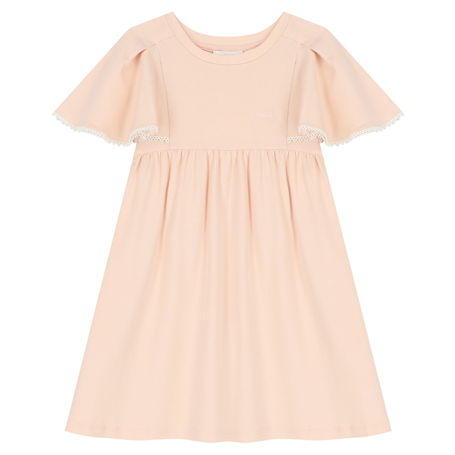 فستان بالشعار باللون الوردي, 1, hi-res