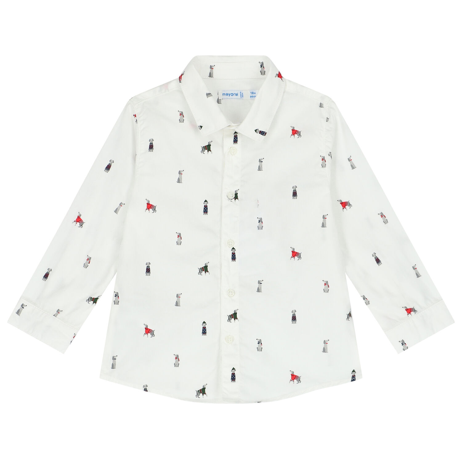 قميص أولاد باللون الأبيض, 1, hi-res image number null