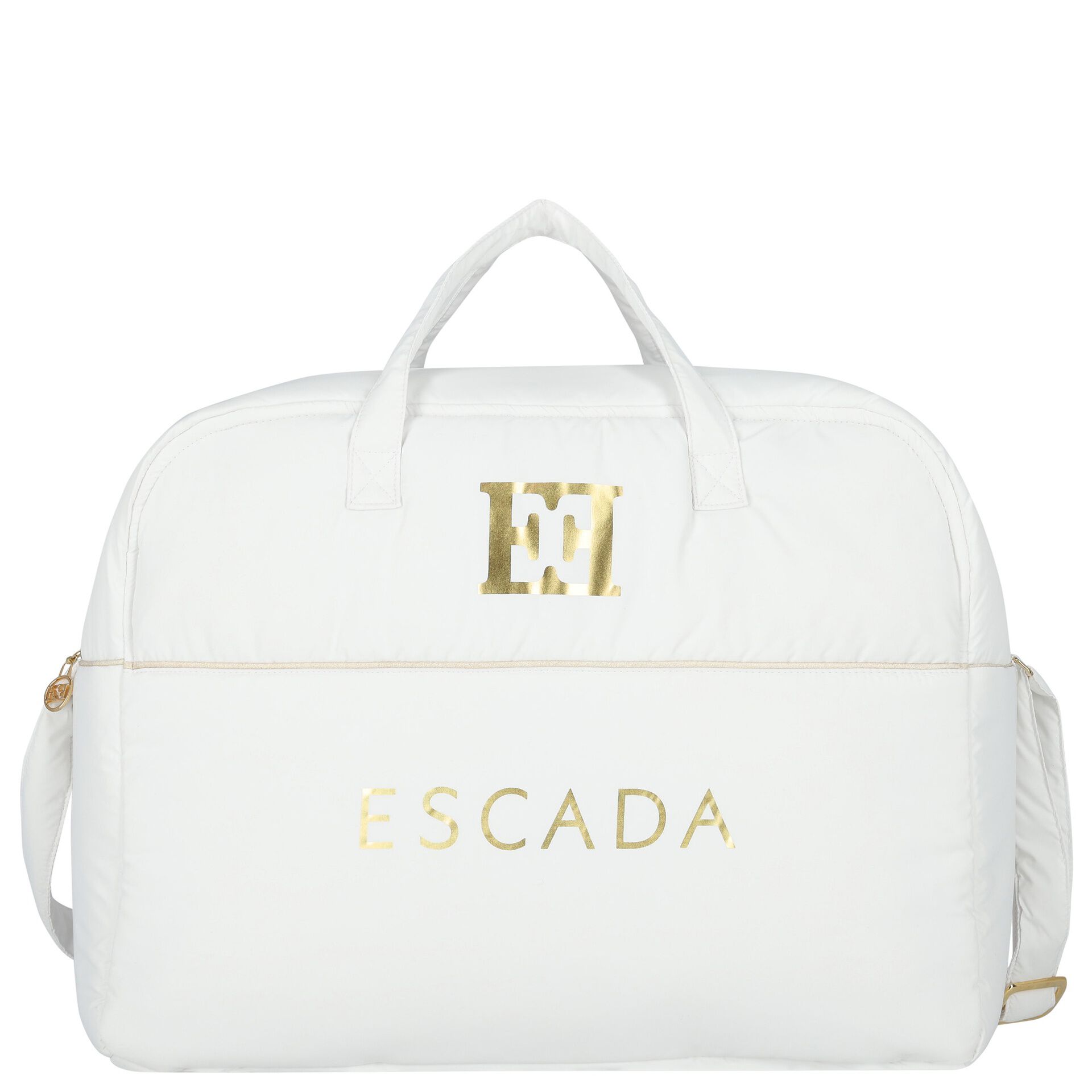 Escada Girls White Logo Baby Changing Bag Junior Couture QA