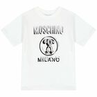 تيشيرت بالشعار باللون الابيض للاولاد, 2, hi-res