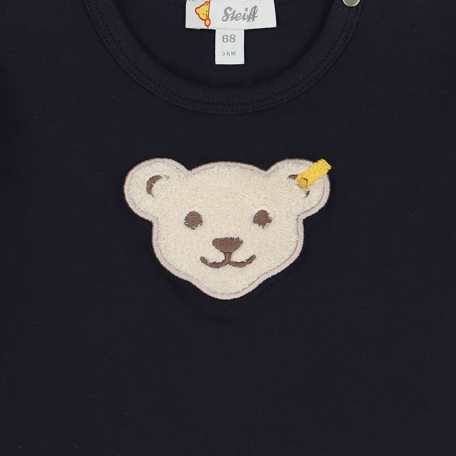 Baby Boys Navy Blue Teddy T-Shirt, 2, hi-res image number null