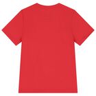 Boys Red Logo T-Shirt, 1, hi-res