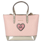 Girls Pink Logo Tote Bag, 1, hi-res