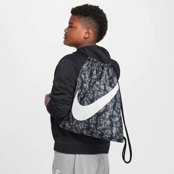 Black & Grey Logo Gym Sack