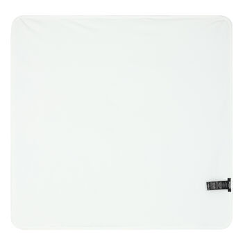 White Logo Baby Blanket