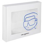 طقم شورت ايكونك كارل باللون الأزرق والأبيض للأولاد, 1, hi-res