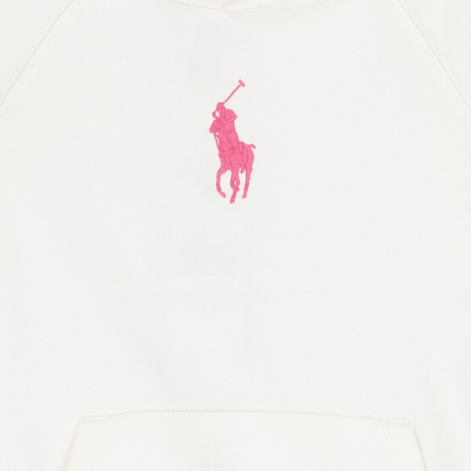 Girls White Logo Hooded Top, 1, hi-res image number null