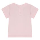 Younger Girls Pink & White Flower Leggings Set, 1, hi-res