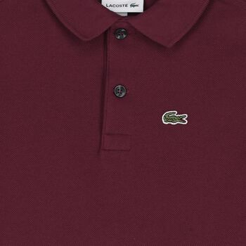 Boys Burgundy Logo Polo Shirt