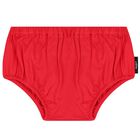 طقم بنات بشعار أحمر للفتيات الصغيرات, 1, hi-res