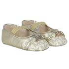 Baby Girls Gold Logo Pre WaShoes, 1, hi-res