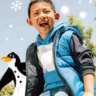 جيليه  أولاد مبطن ذو وجهين باللون الكحلي والأزرق , 1, hi-res