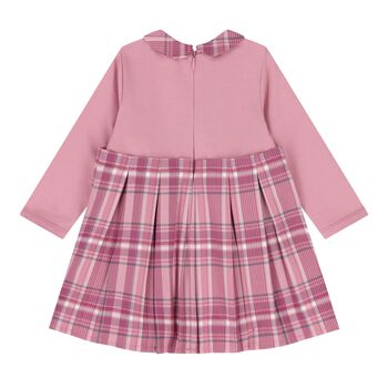 Baby Girls Pink Tartan Dress