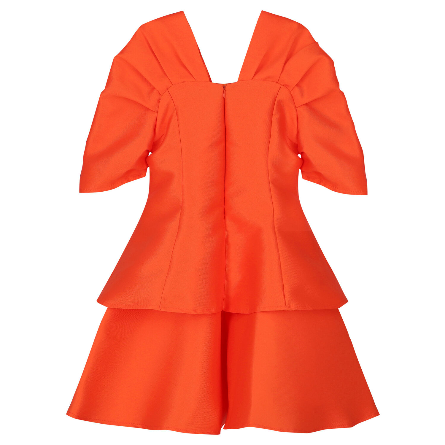 فستان واسع باللون البرتقالي, 1, hi-res