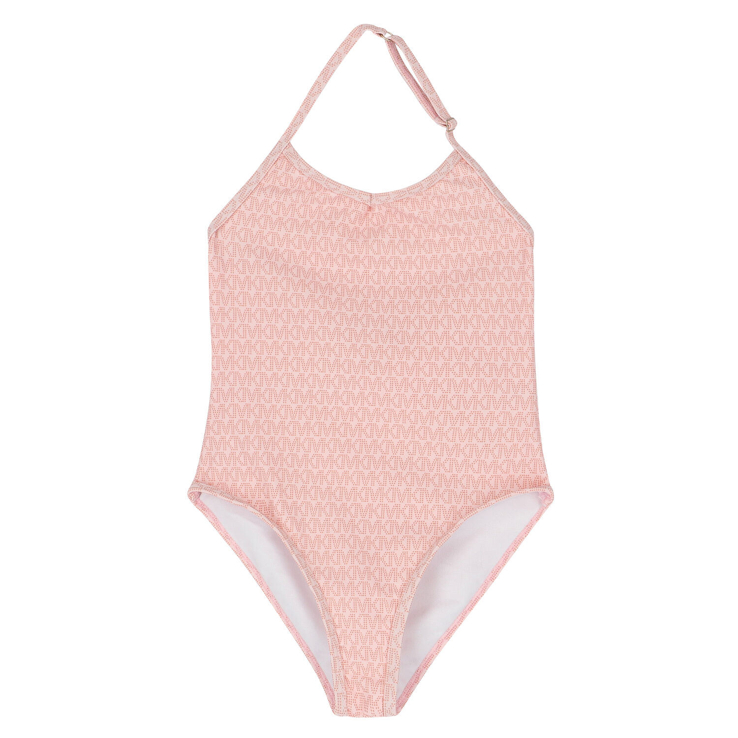 Girls Pink Logo Swimsuit, 1, hi-res