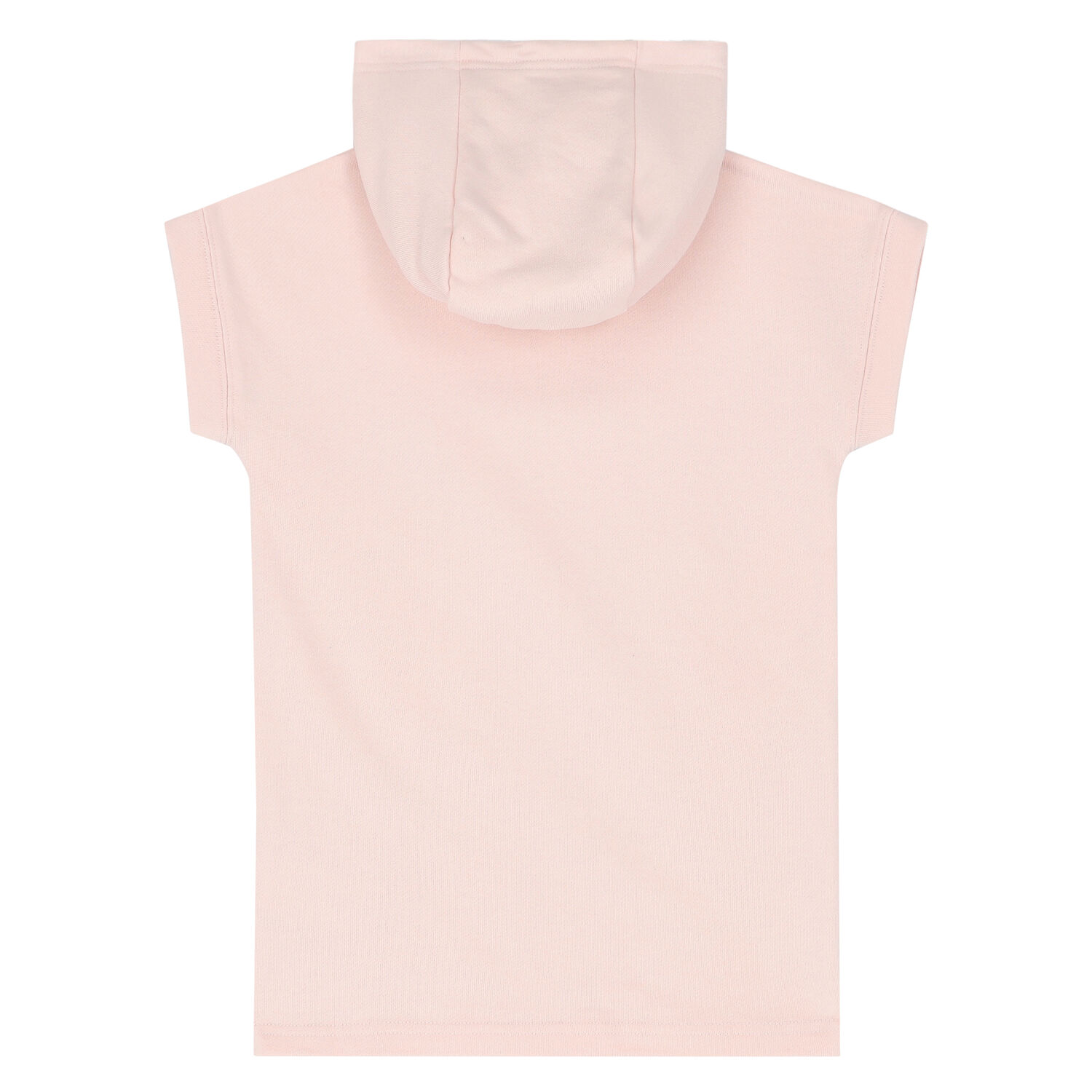 Girls Pink Logo Hooded Dress, 1, hi-res image number null