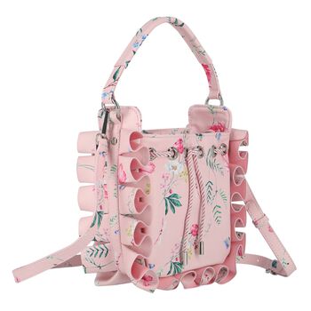 Girls Pink Floral Bag