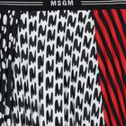 تنورة بنات بطيات بالألوان الأسود والأحمر والأبيض, 1, hi-res