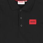 Boys Mini Me Black Logo Polo Shirt, 1, hi-res