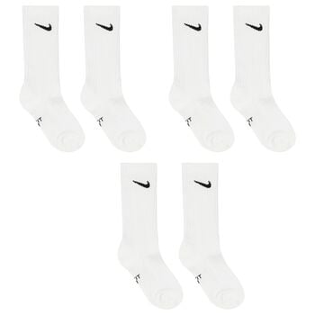 White Logo Socks ( 3-Pack )