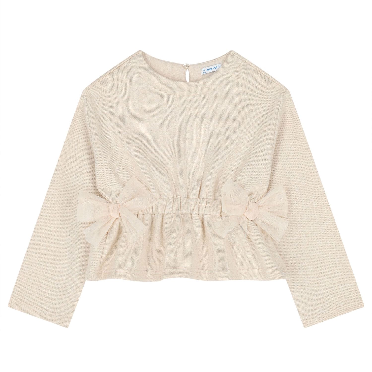 Girls Gold Bow Trouser Set, 1, hi-res