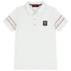 Boys White & Black Logo Shorts Set, 1, hi-res