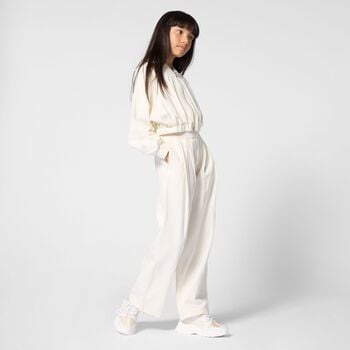 Girls Ivory Logo Trousers