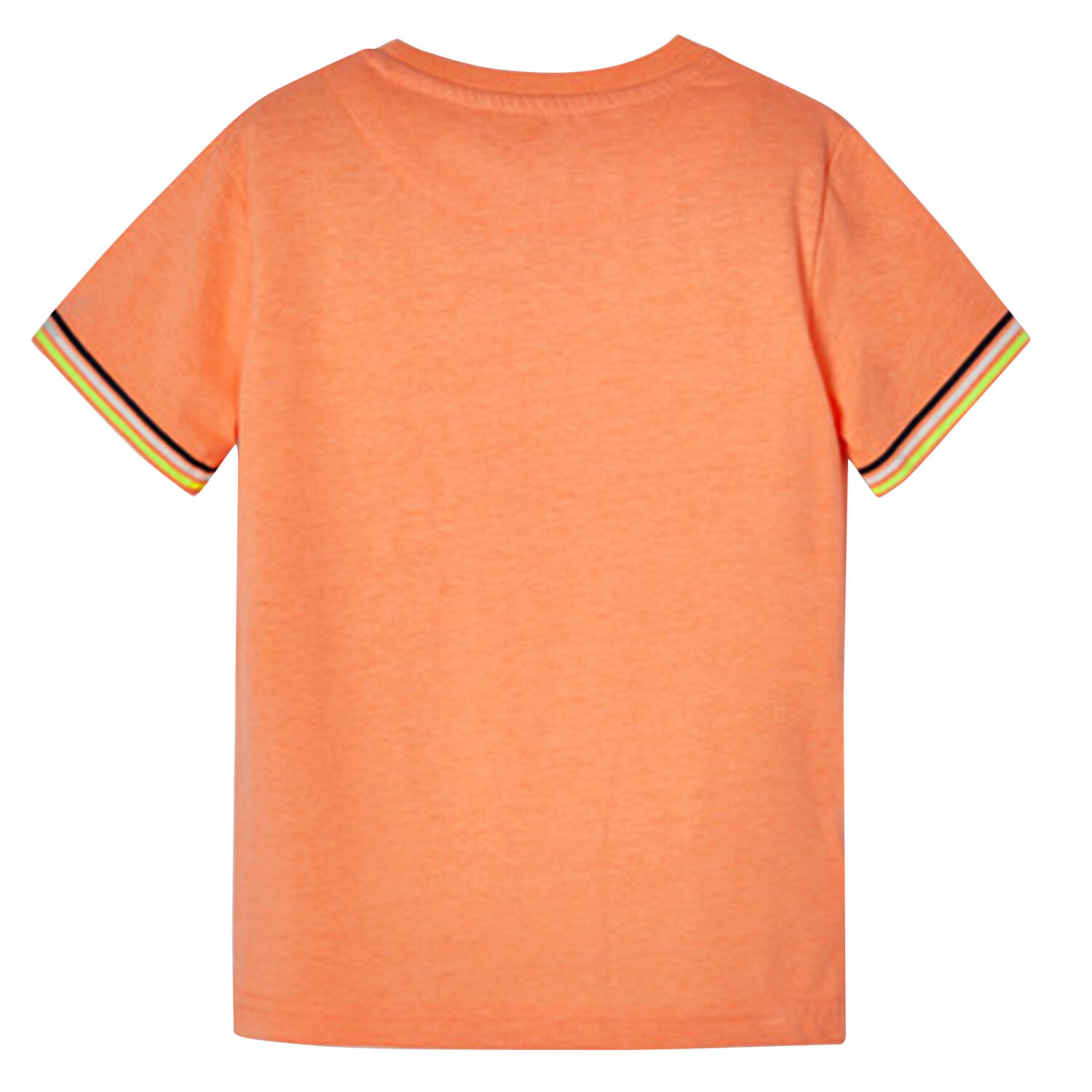 Boys Neon Orange Car T-Shirt, 1, hi-res image number null