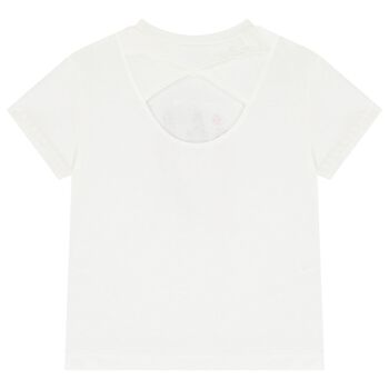 Girls White T-Shirt