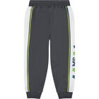 Boys Blue & Grey Tracksuit, 1, hi-res