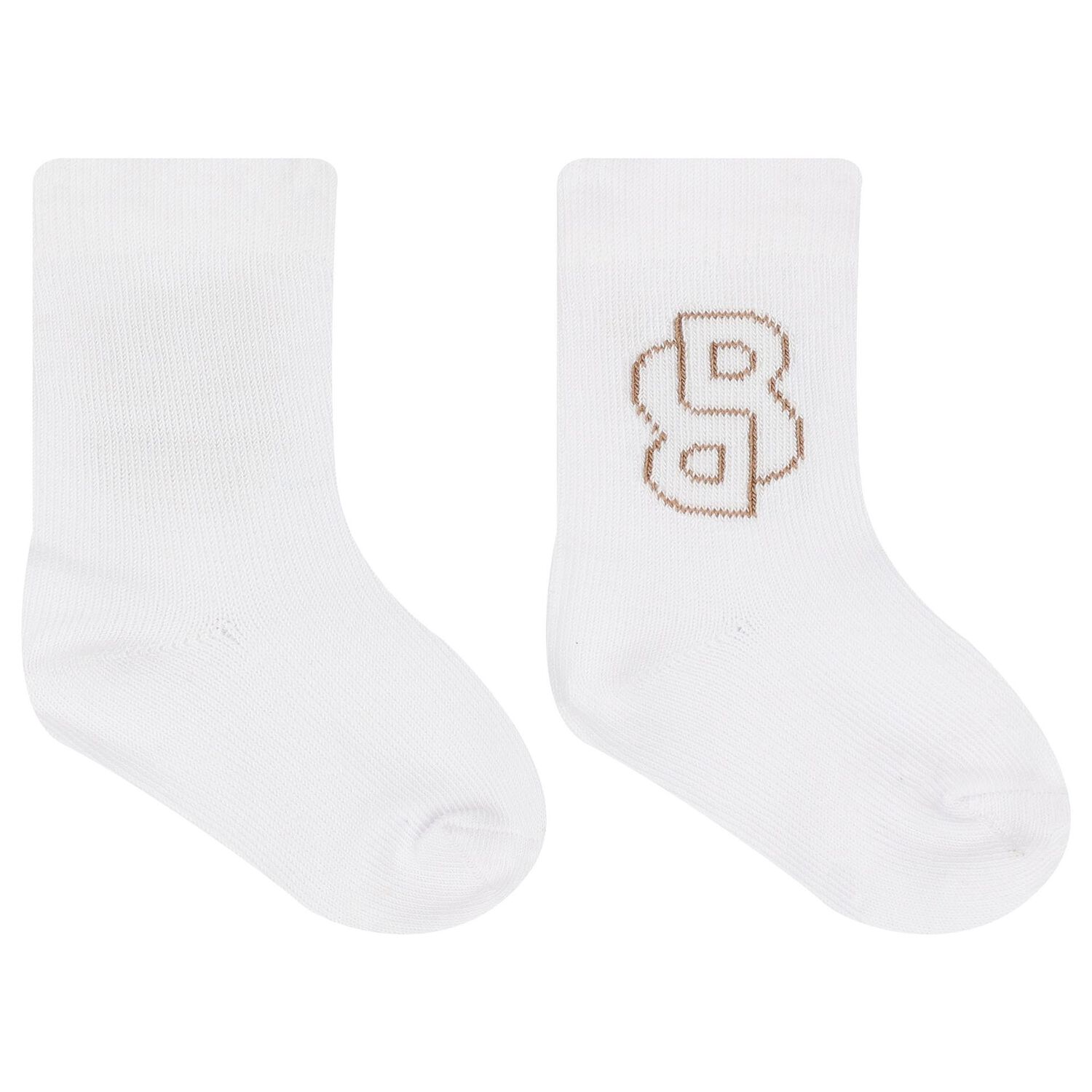 Baby Boys White, Beige & Grey Socks ( 3-Pack ), 1, hi-res