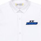 Boys White Embroidered Shirt, 1, hi-res