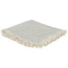 Baby Girls White & Beige Toile De Jouy Blanket, 1, hi-res
