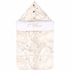 Beige Geo Map Baby Nest, 2, hi-res