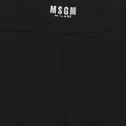 Girls Black Logo Leggings, 1, hi-res