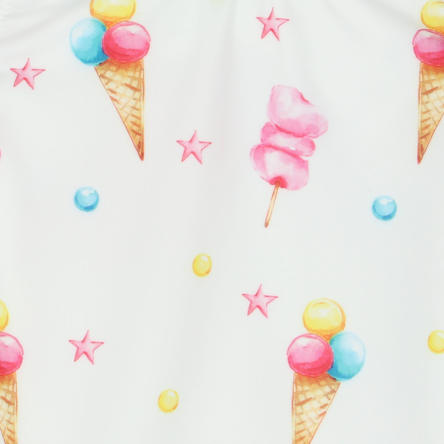 مايوه بنات باللون الأبيض والوردي, 1, hi-res