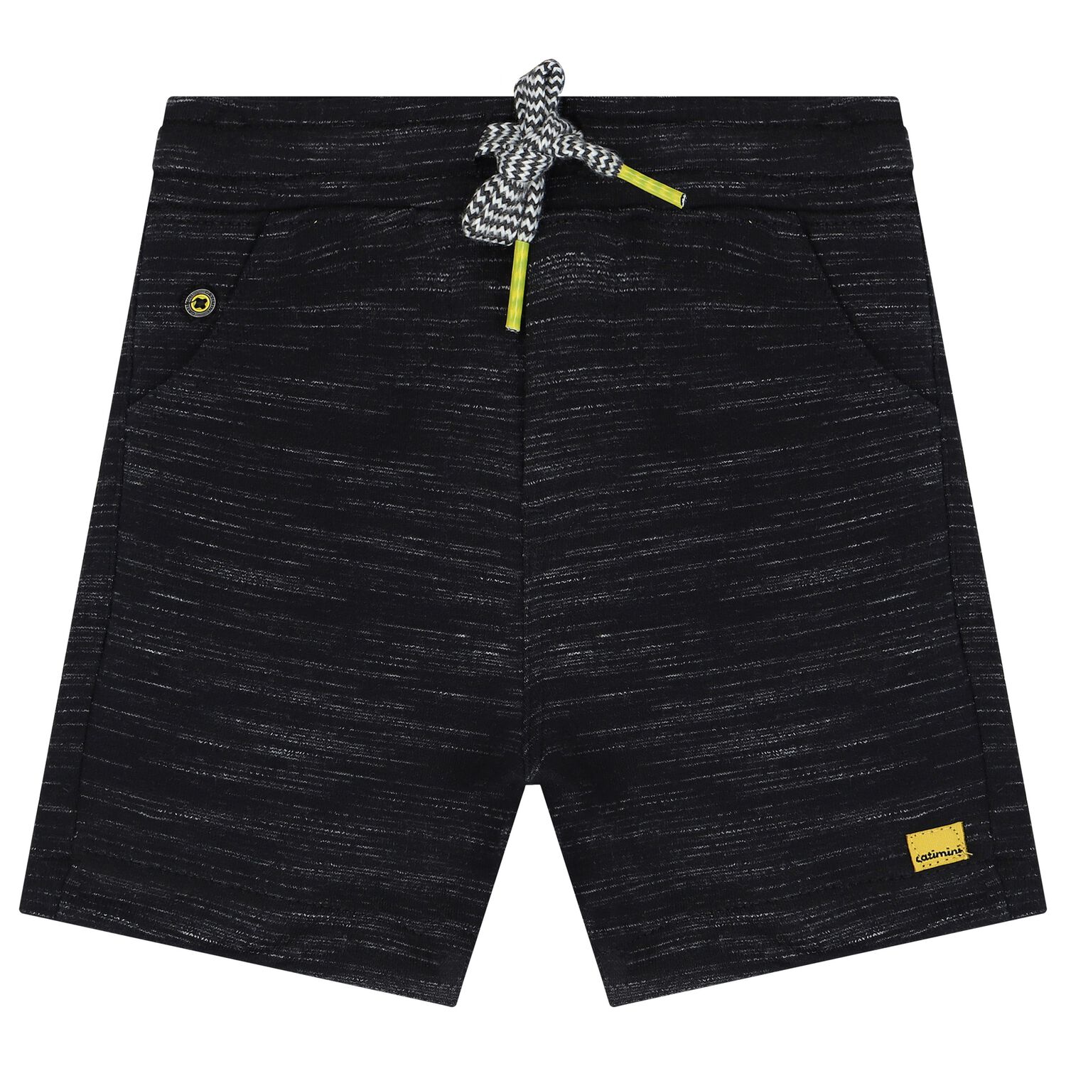 Younger Girls Black Jersey Shorts, 1, hi-res image number null