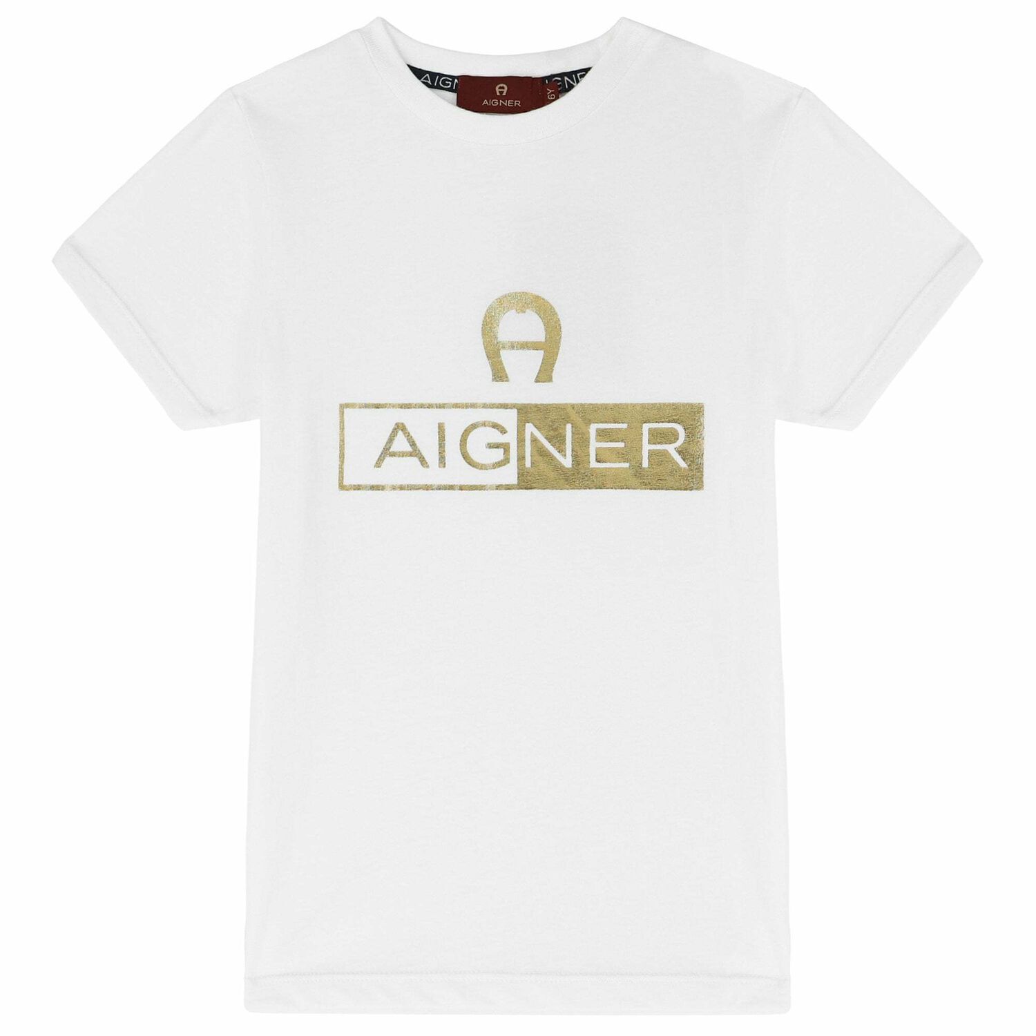 تيشيرت بالشعار باللون الابيض للاولاد, 1, hi-res